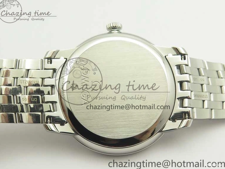 0402 De Ville SS RXW 1:1 Best Edition Black Dial on SS Bracelet A2892 (Free Leather Strap) Sporty 8017